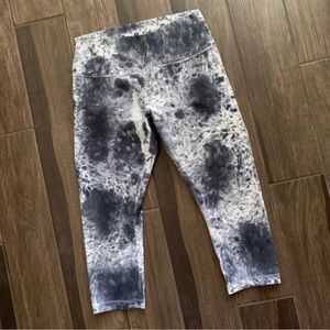 Lululemon Wunder Under High-Rise Tight Leggings 25" *Luxtreme Marble Navy Dye 12